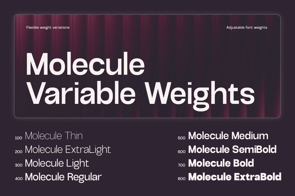 GC Molecule - Refined Sans Serif