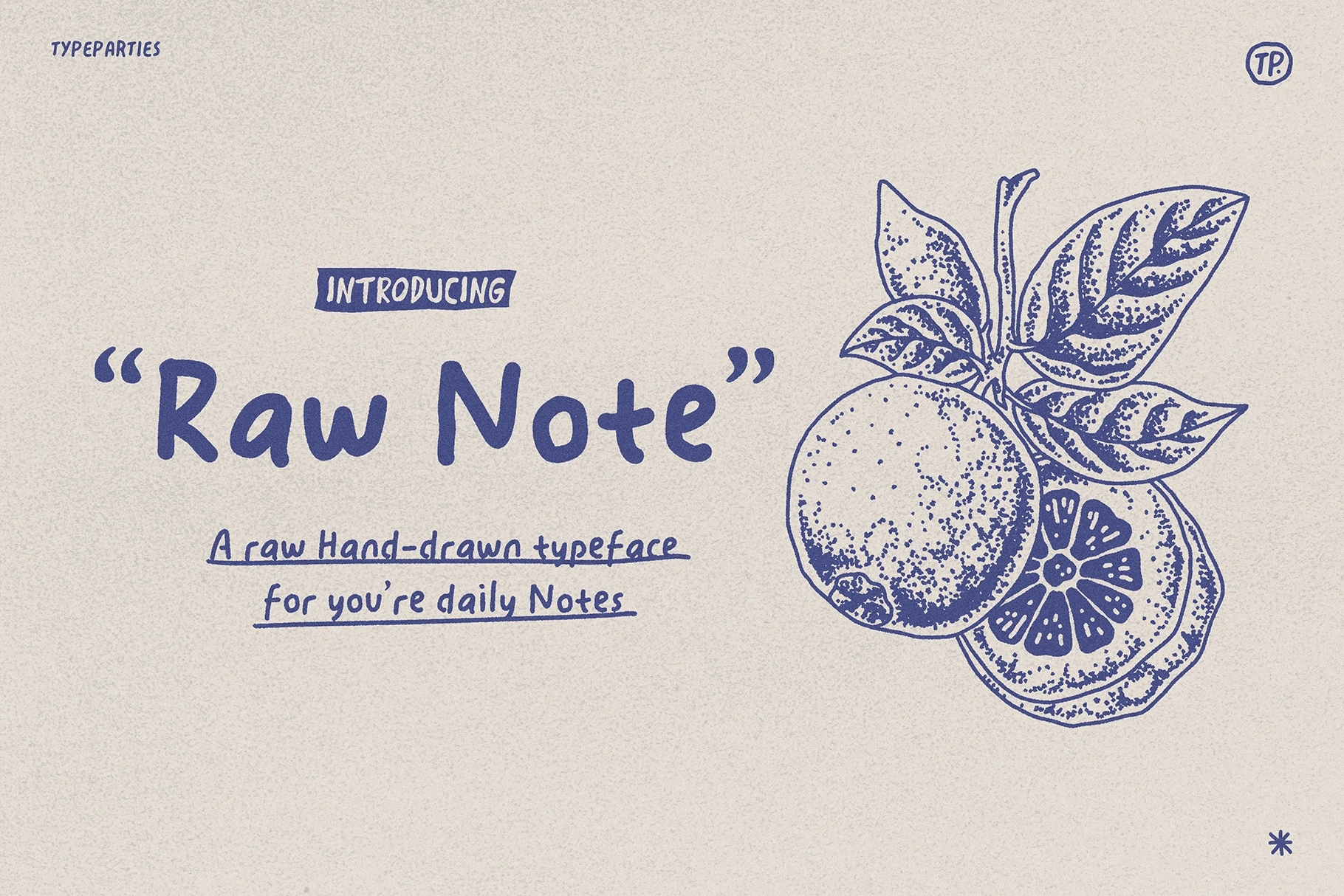 Raw Note - Handwritten Font