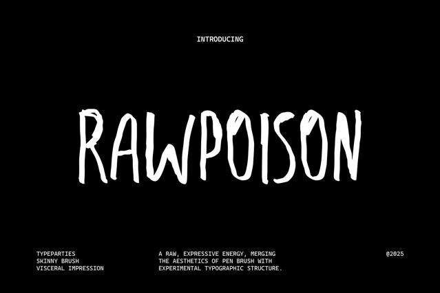 Raw Poison Font