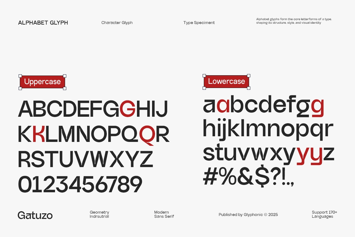 GC Gatuzo - Geometric sans