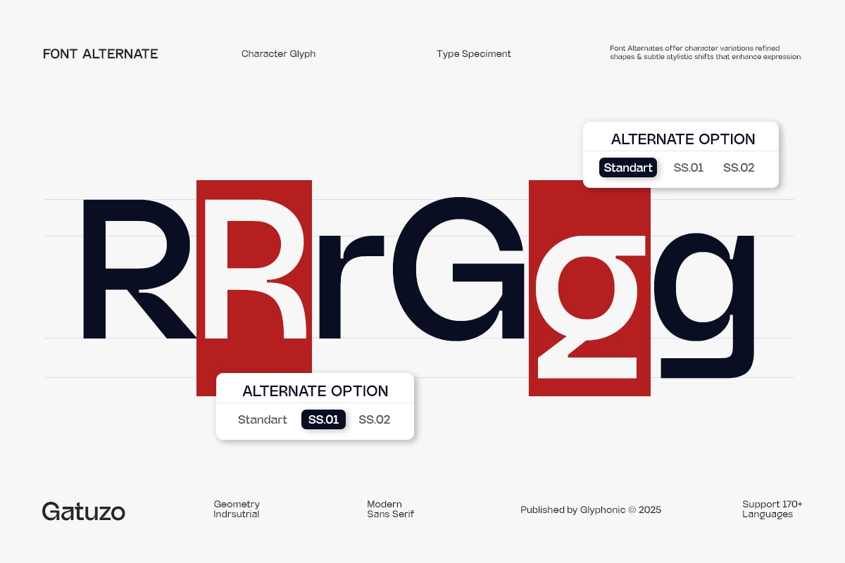 GC Gatuzo - Geometric sans