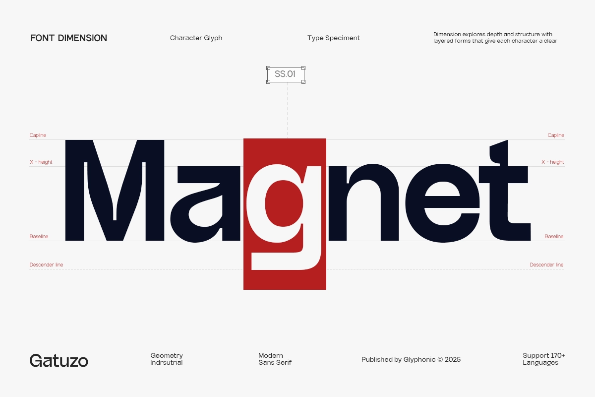 GC Gatuzo - Geometric sans