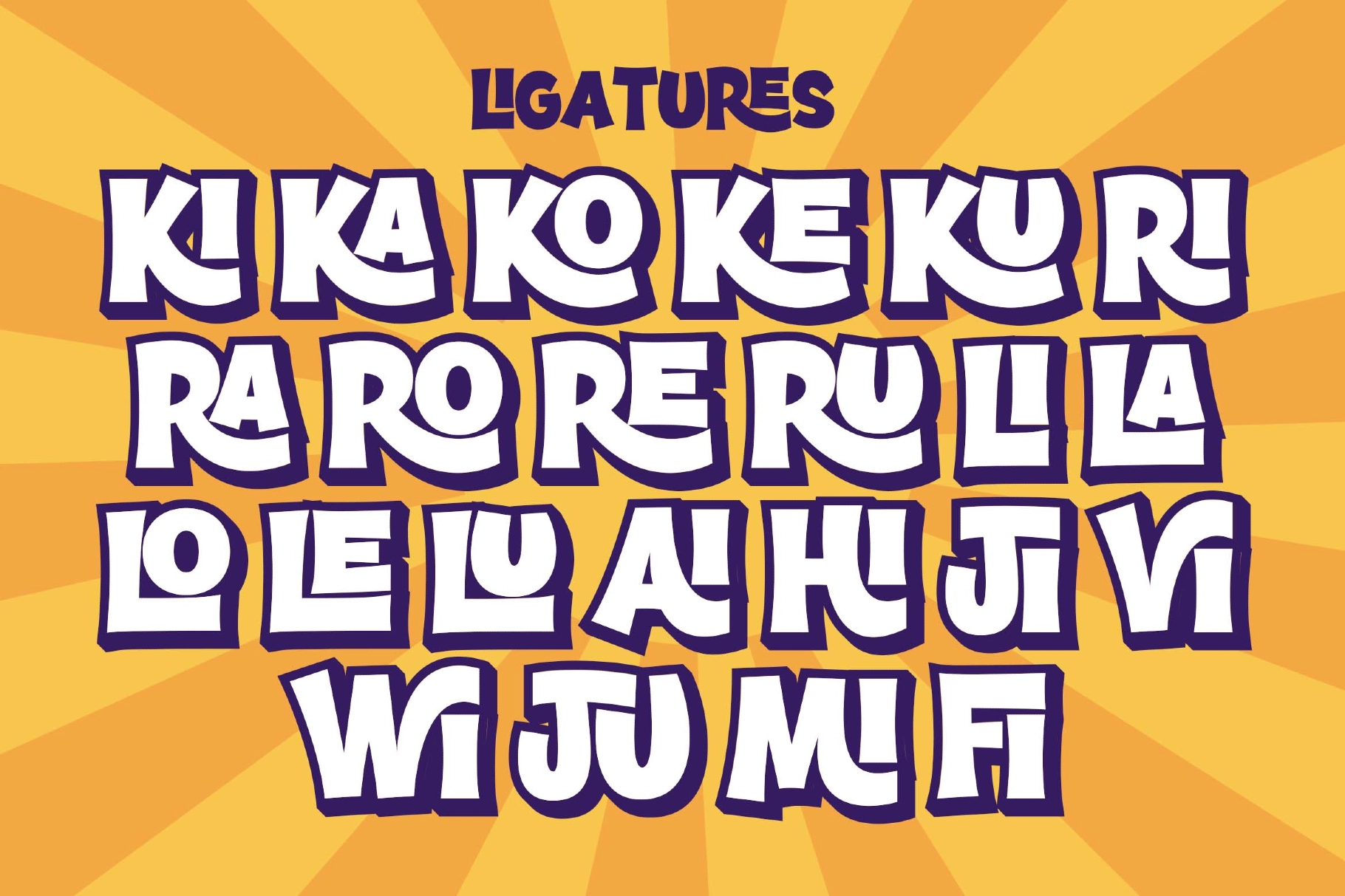 Comic Jungle a Playful Cartoon Font Combination