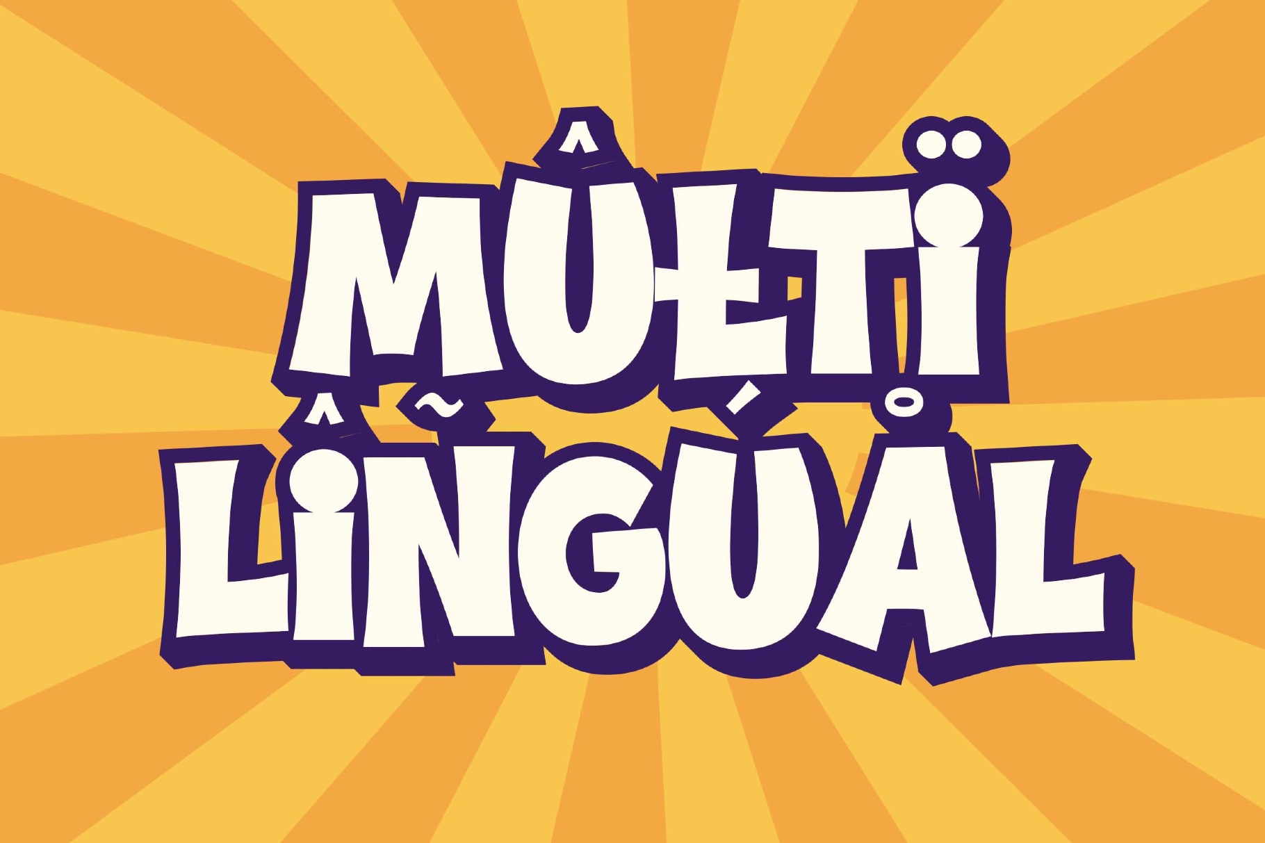 Comic Jungle a Playful Cartoon Font Combination