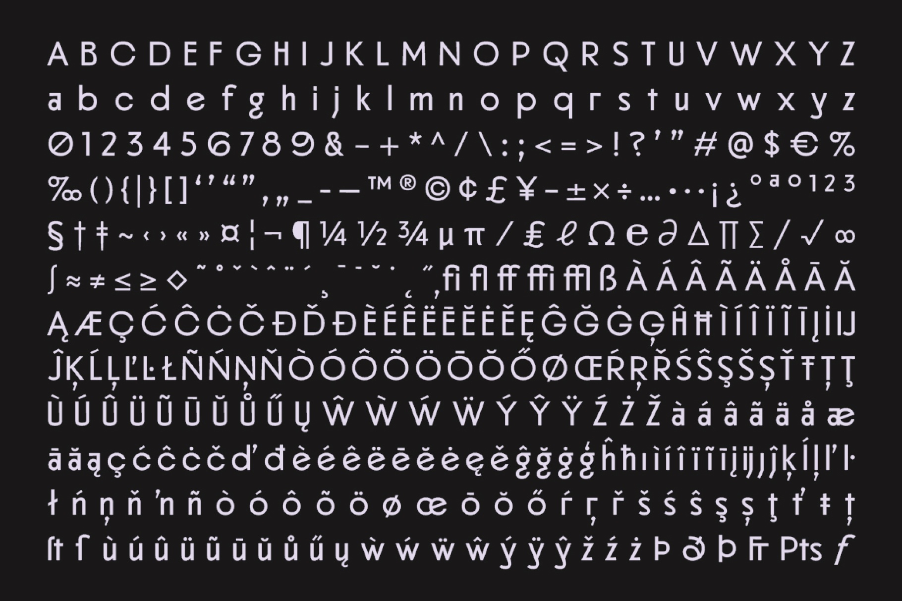 Girtyne - Modern Sans Family