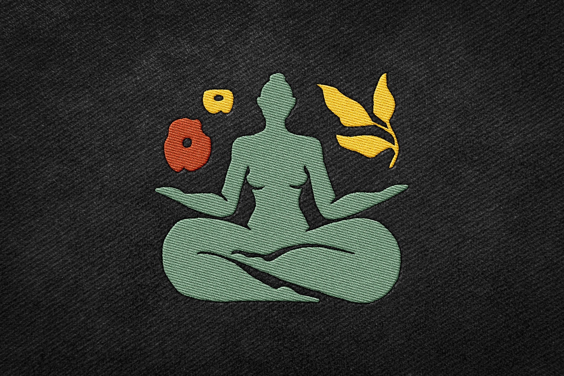 Stitching Embroidery Logo Mockup