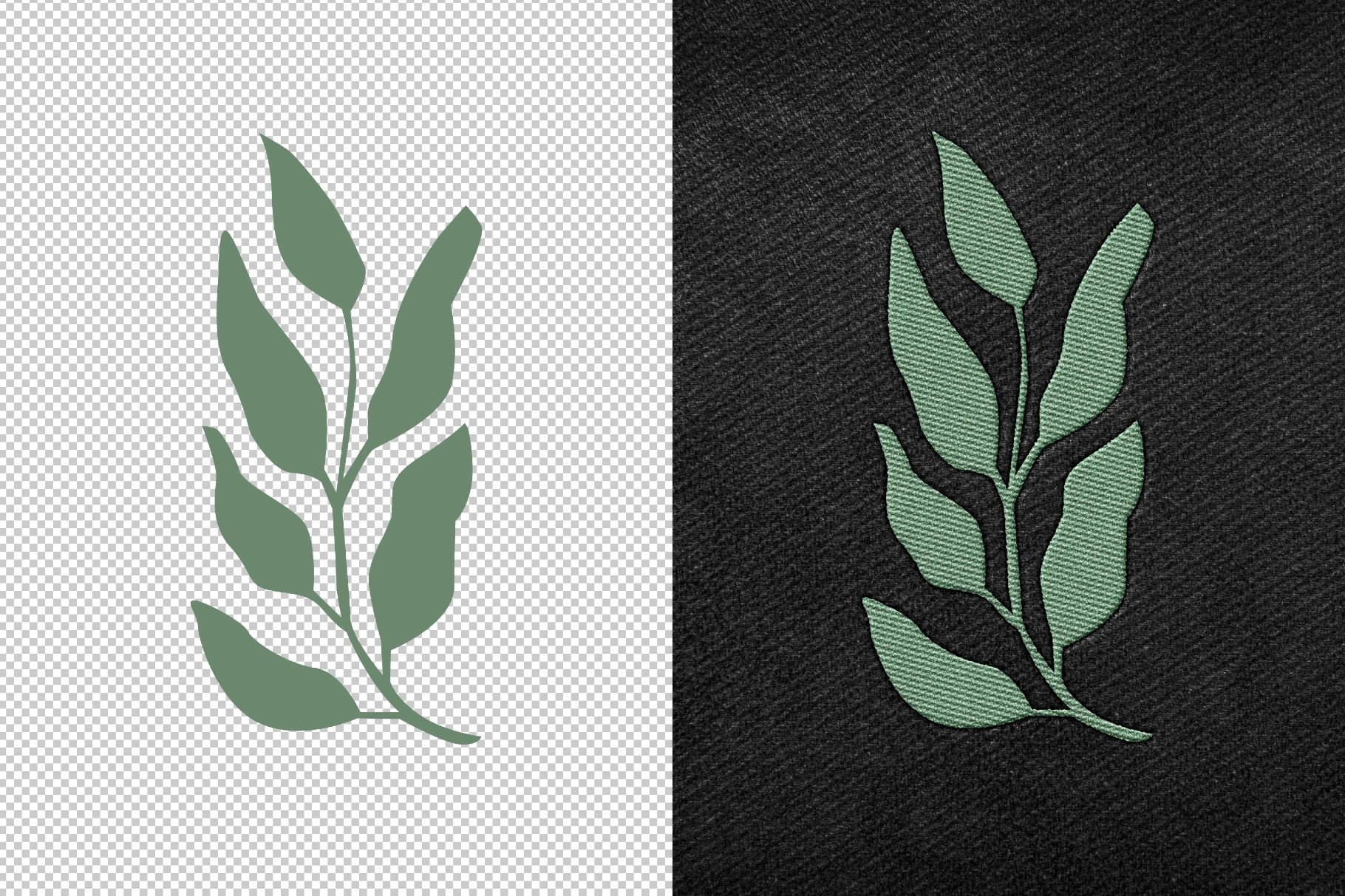 Stitching Embroidery Logo Mockup