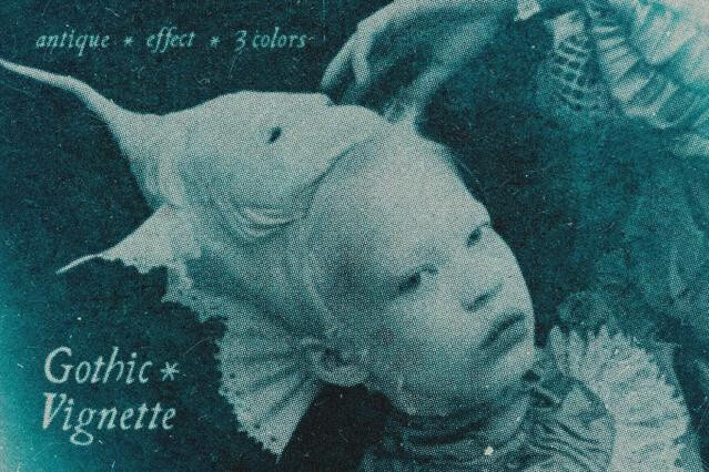 Gothic Vignette Photo Effect