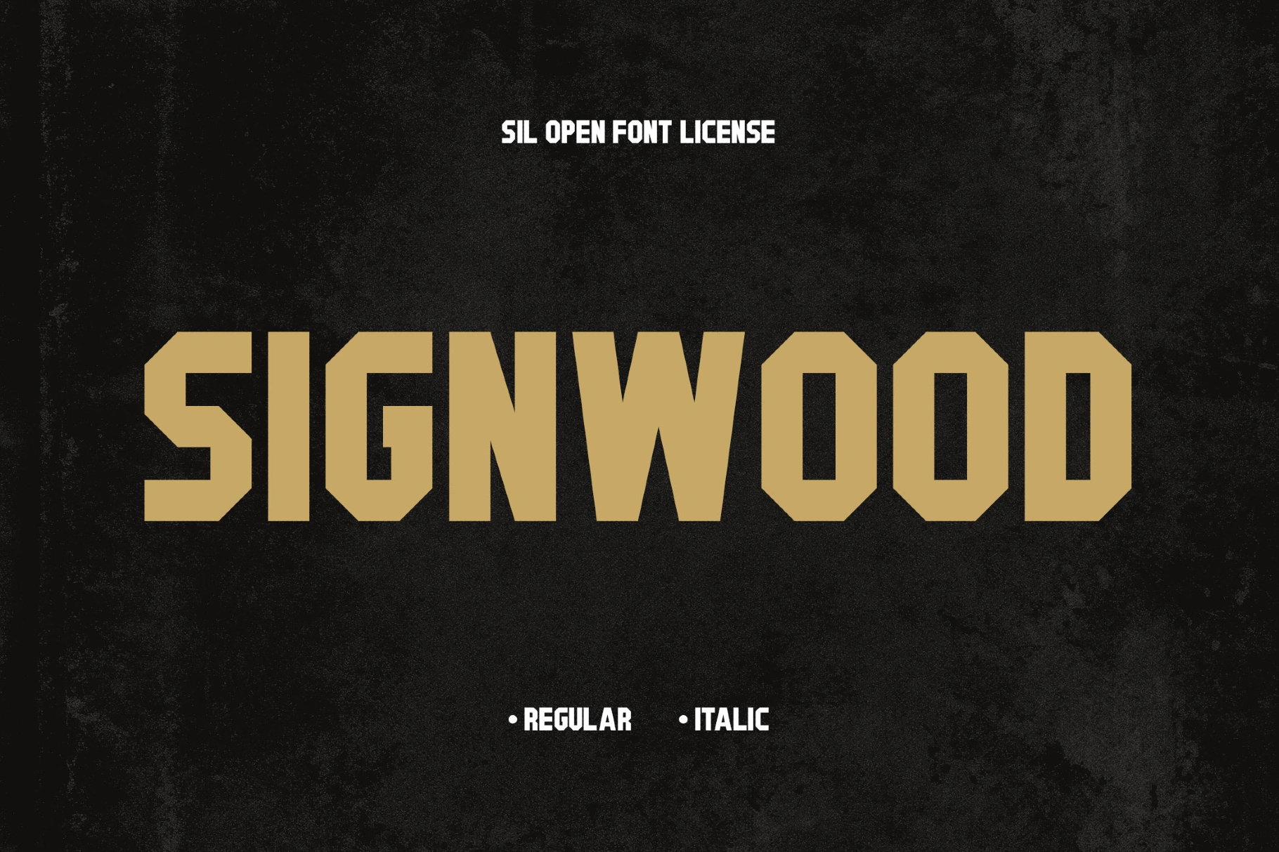 Signwood Font