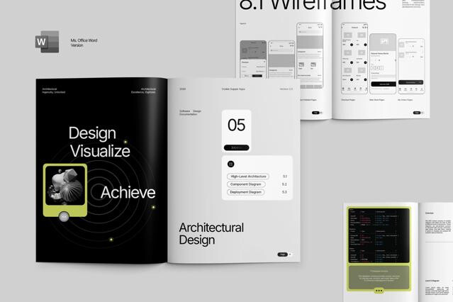 Software Documentation Template Word - SDIH