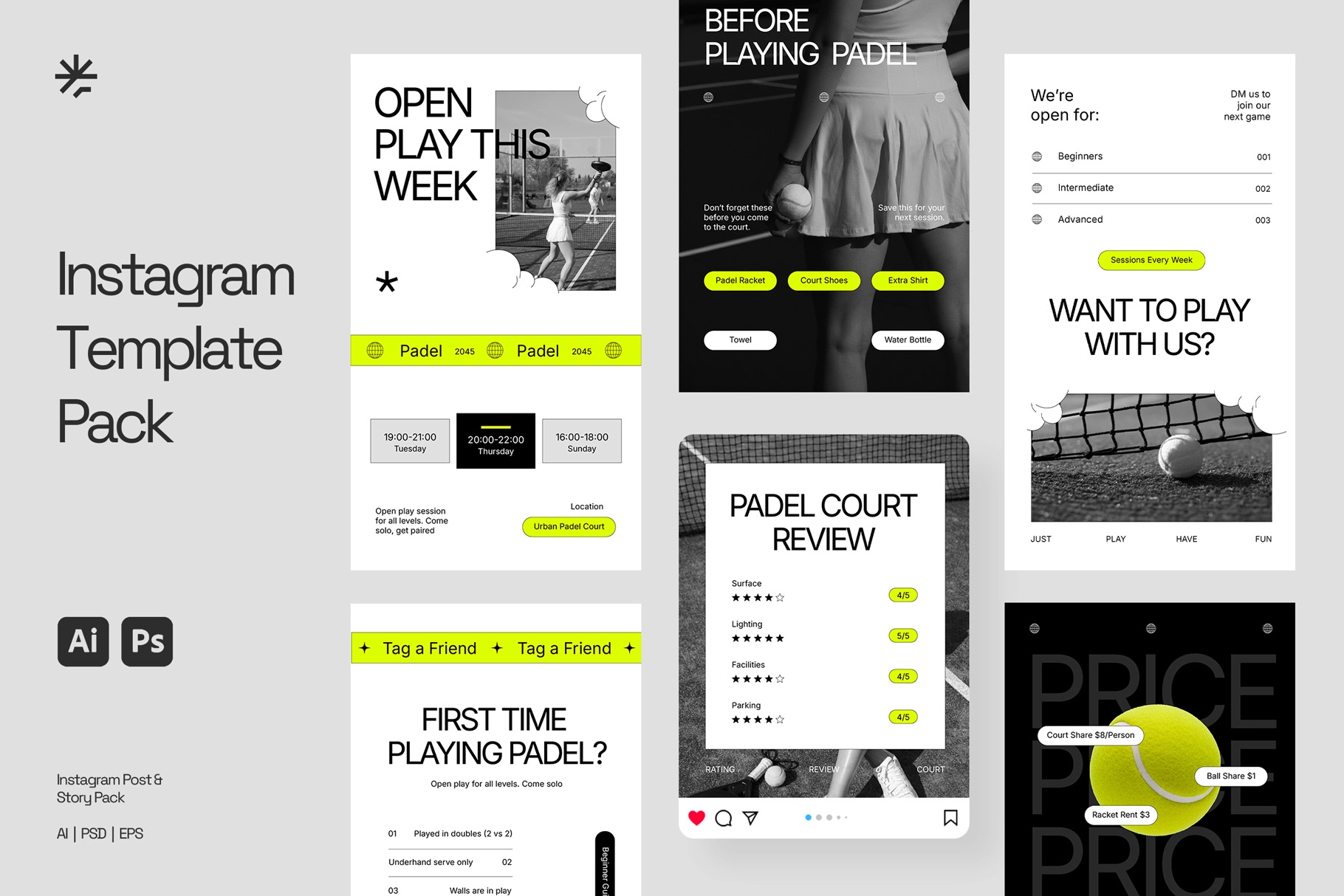 Sport Community Instagram Templates