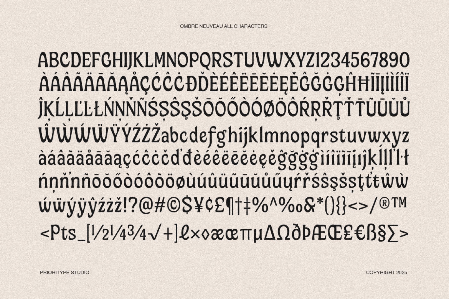 Ombre Nouveau – Retro Stylish Serif Font