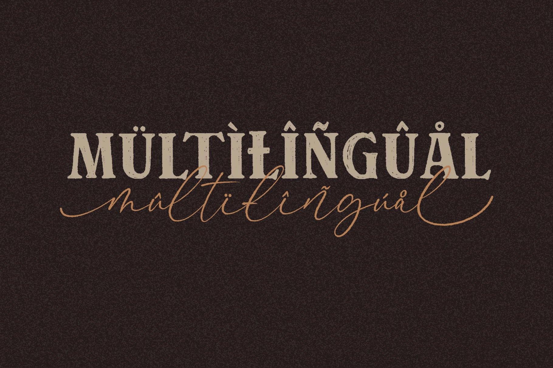 Crafter Signature a Font Combination