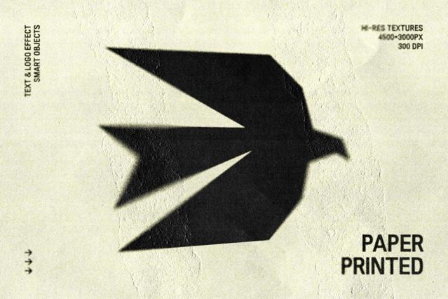 Paper Print Effect