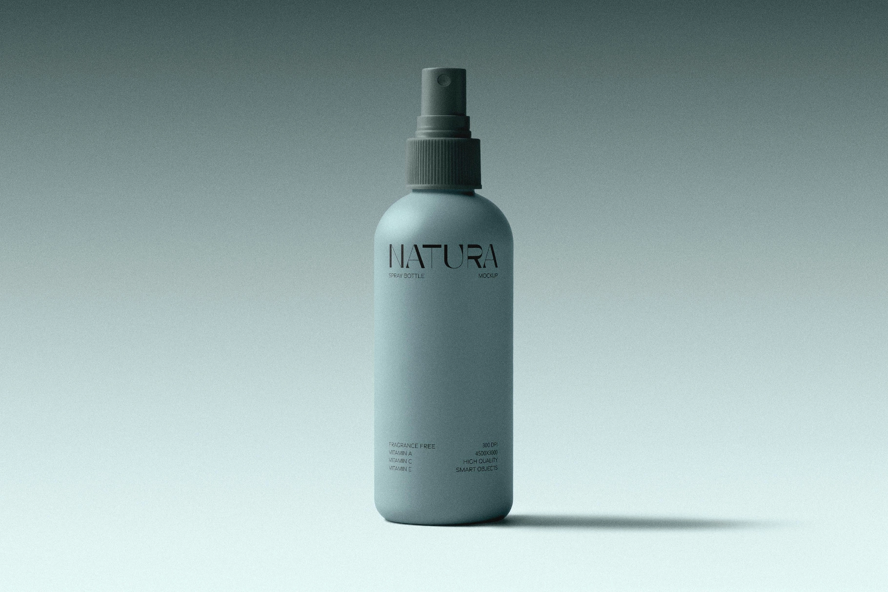 Hair Spray Bottle Mockup