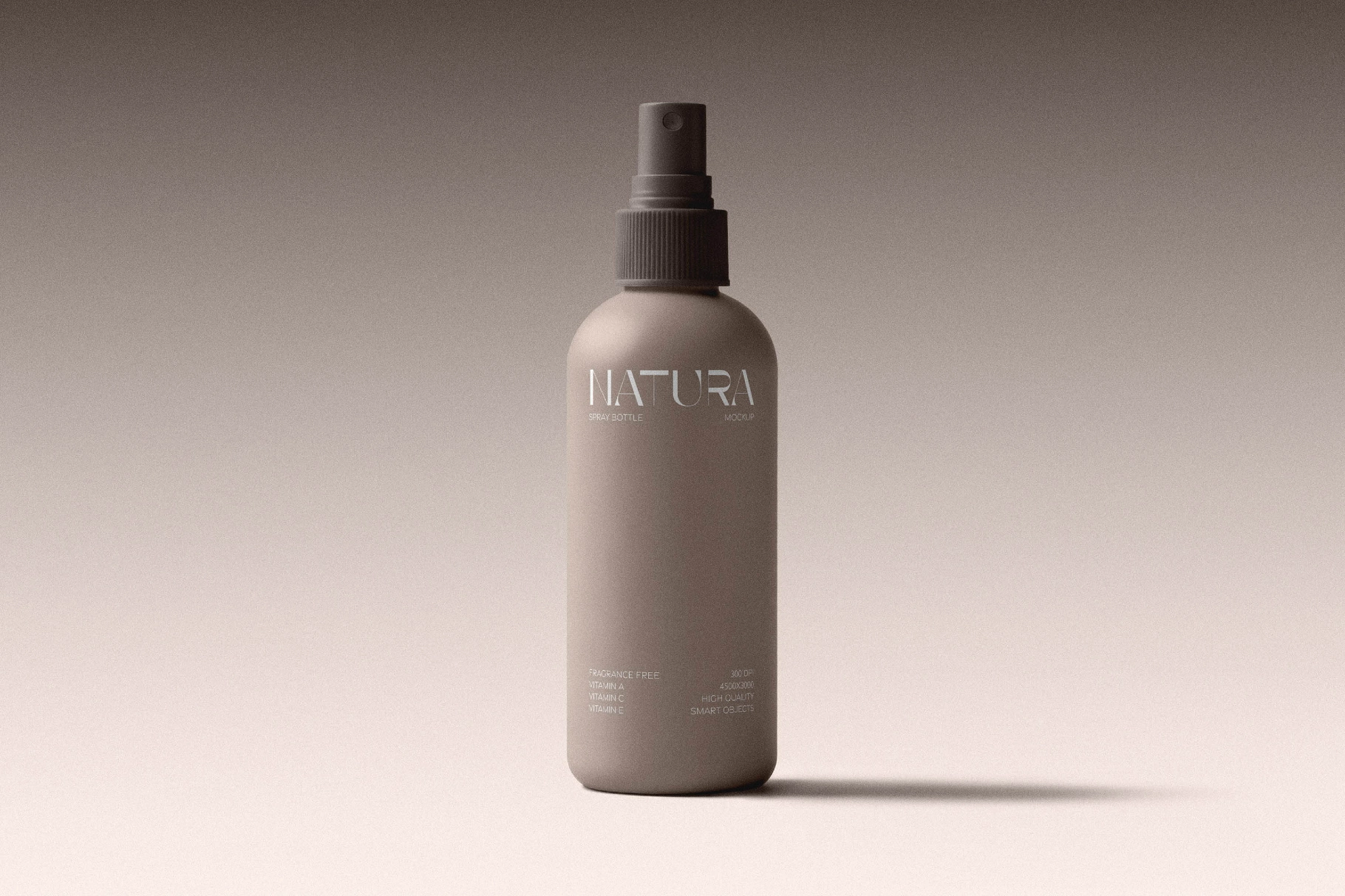 Hair Spray Bottle Mockup