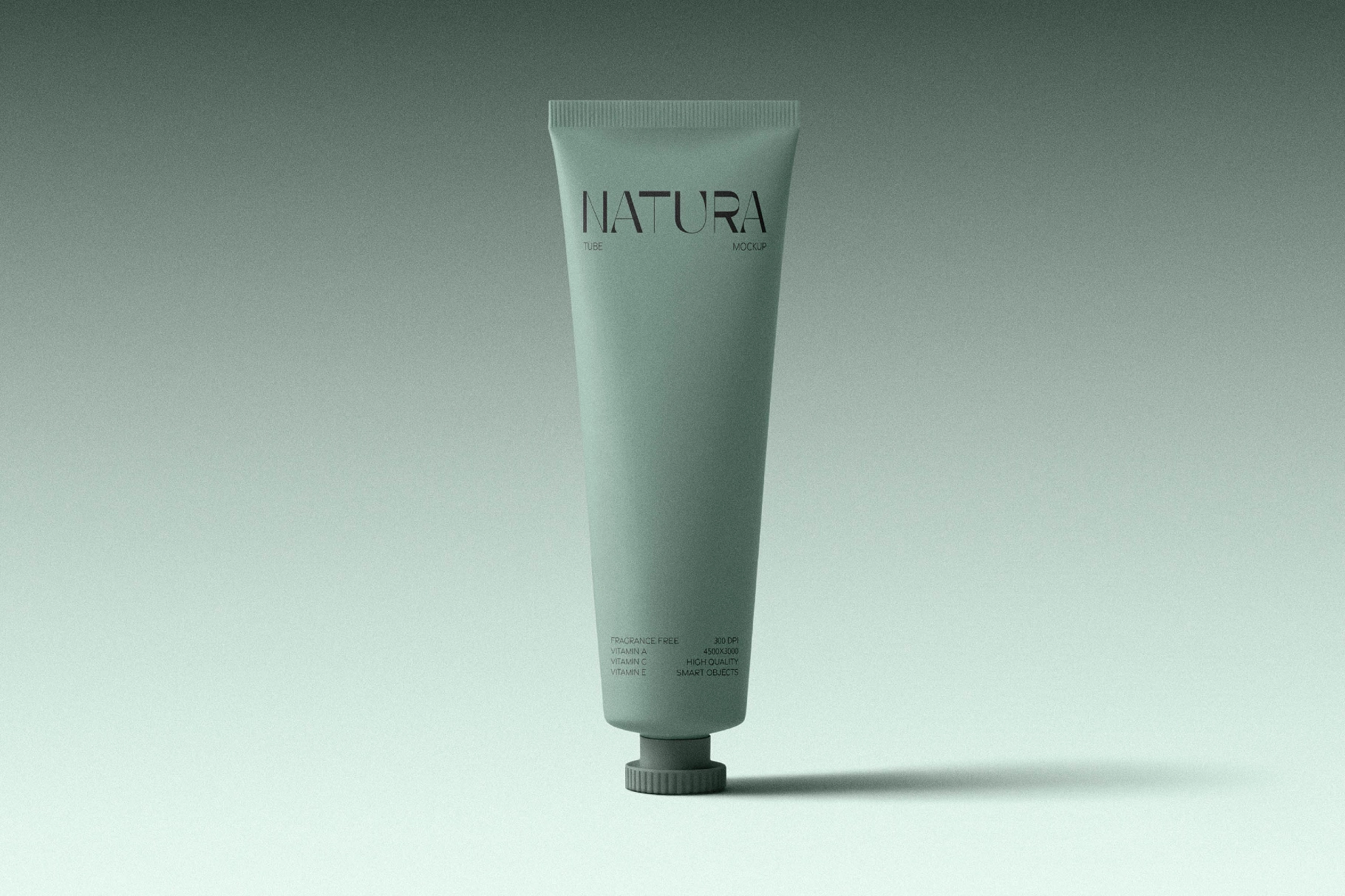 Soft-Touch Cosmetic Tube Mockup