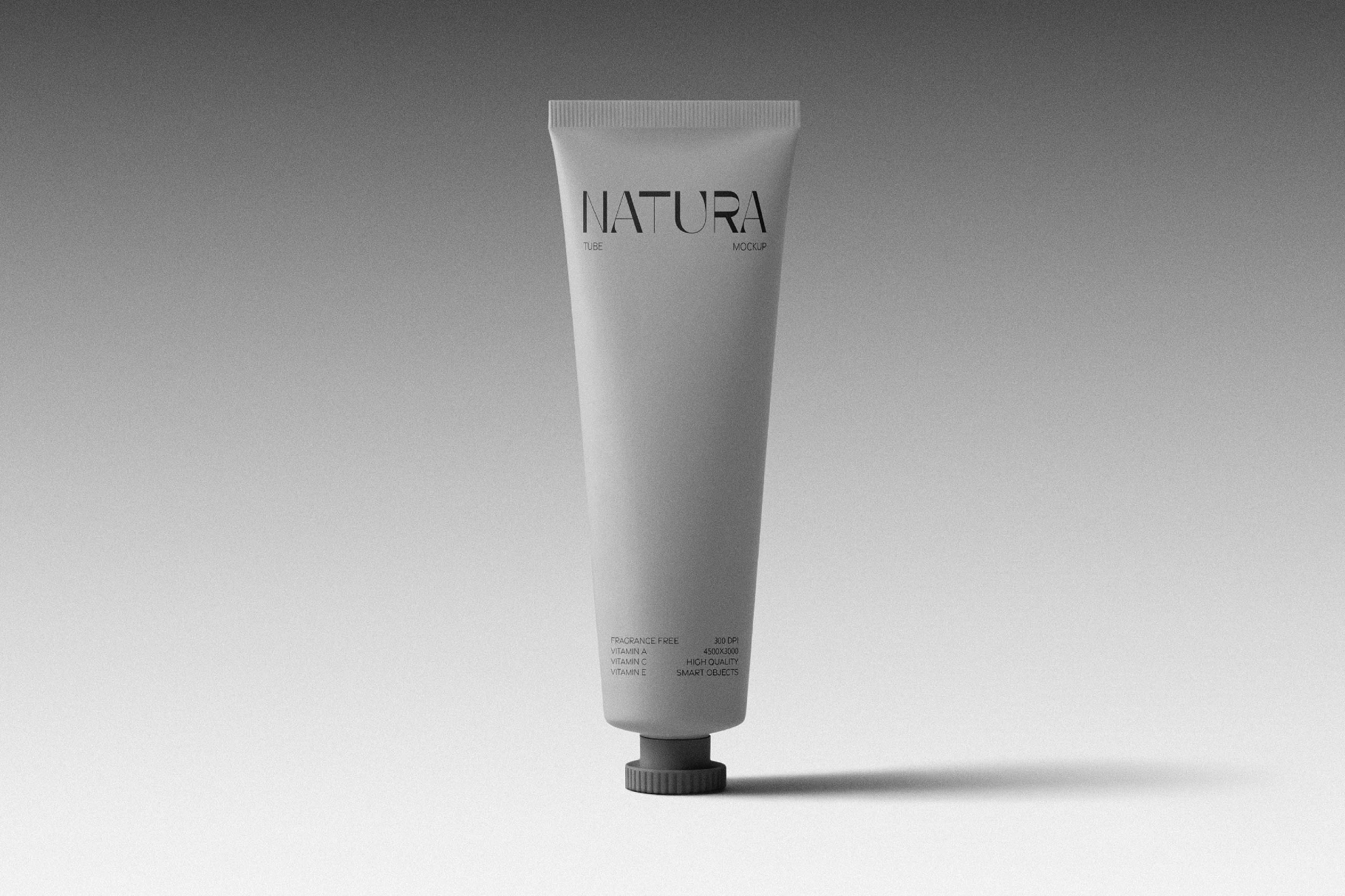 Soft-Touch Cosmetic Tube Mockup