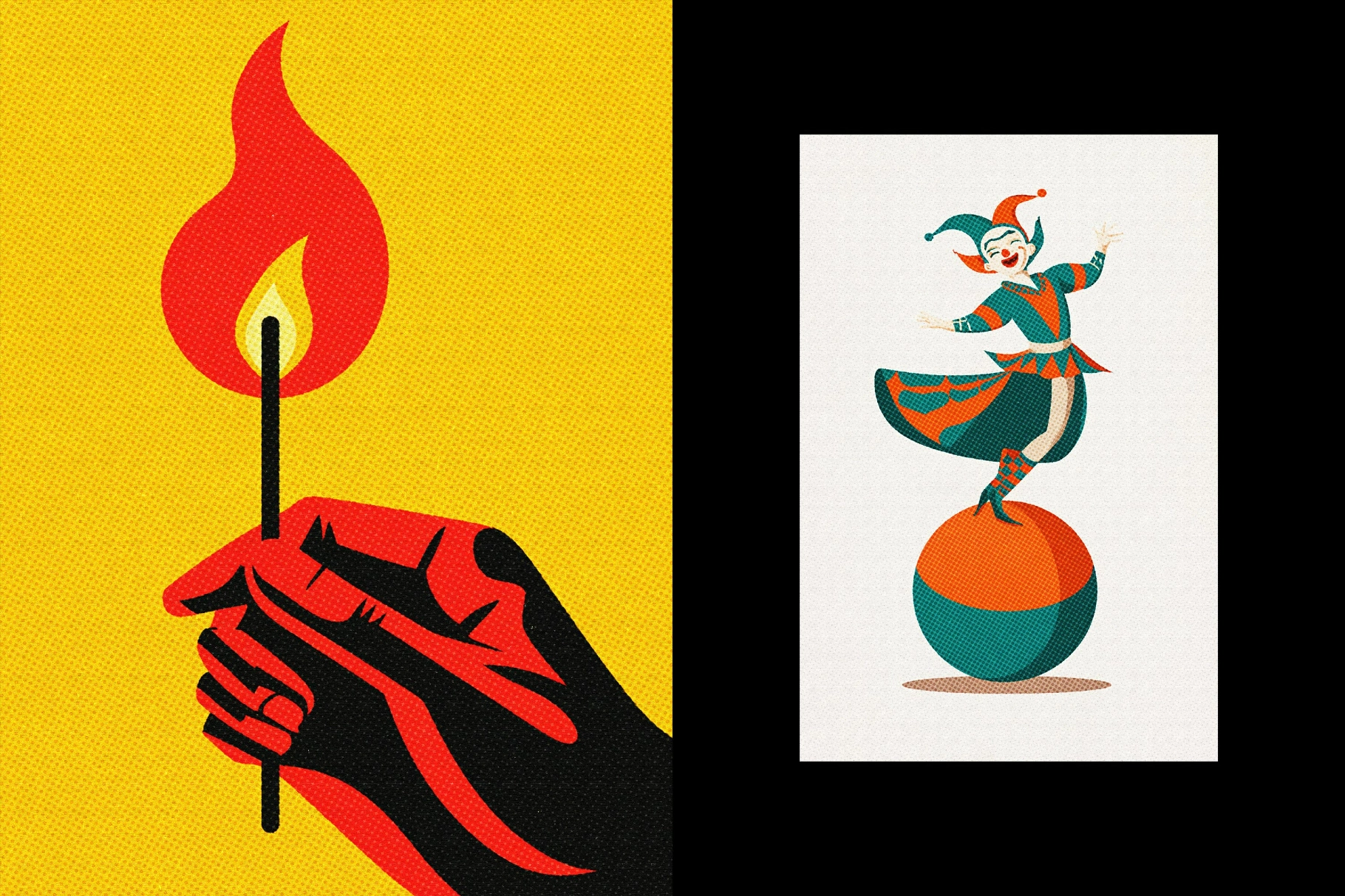 Matchbook Printer Design Effect