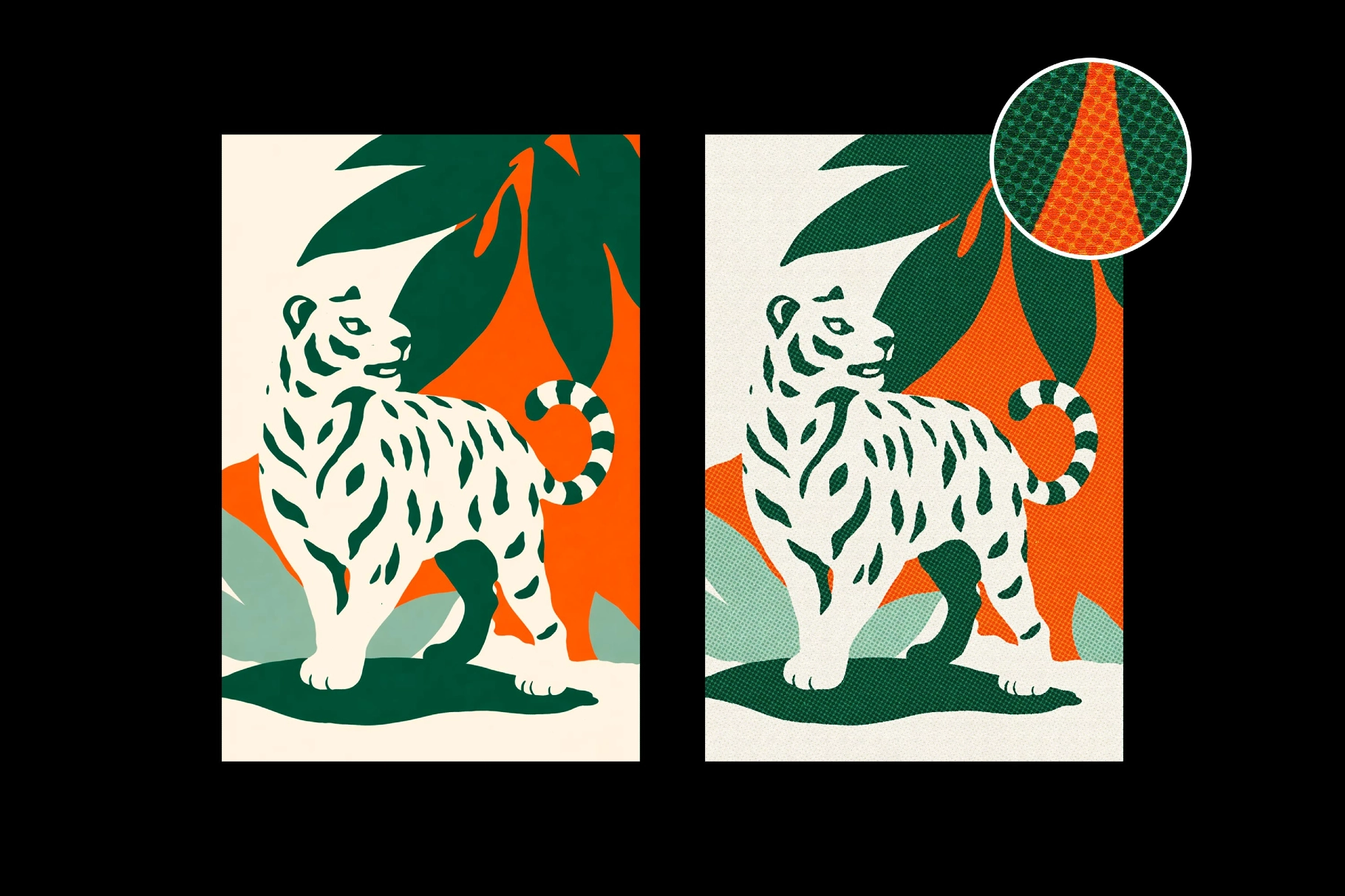 Matchbook Printer Design Effect