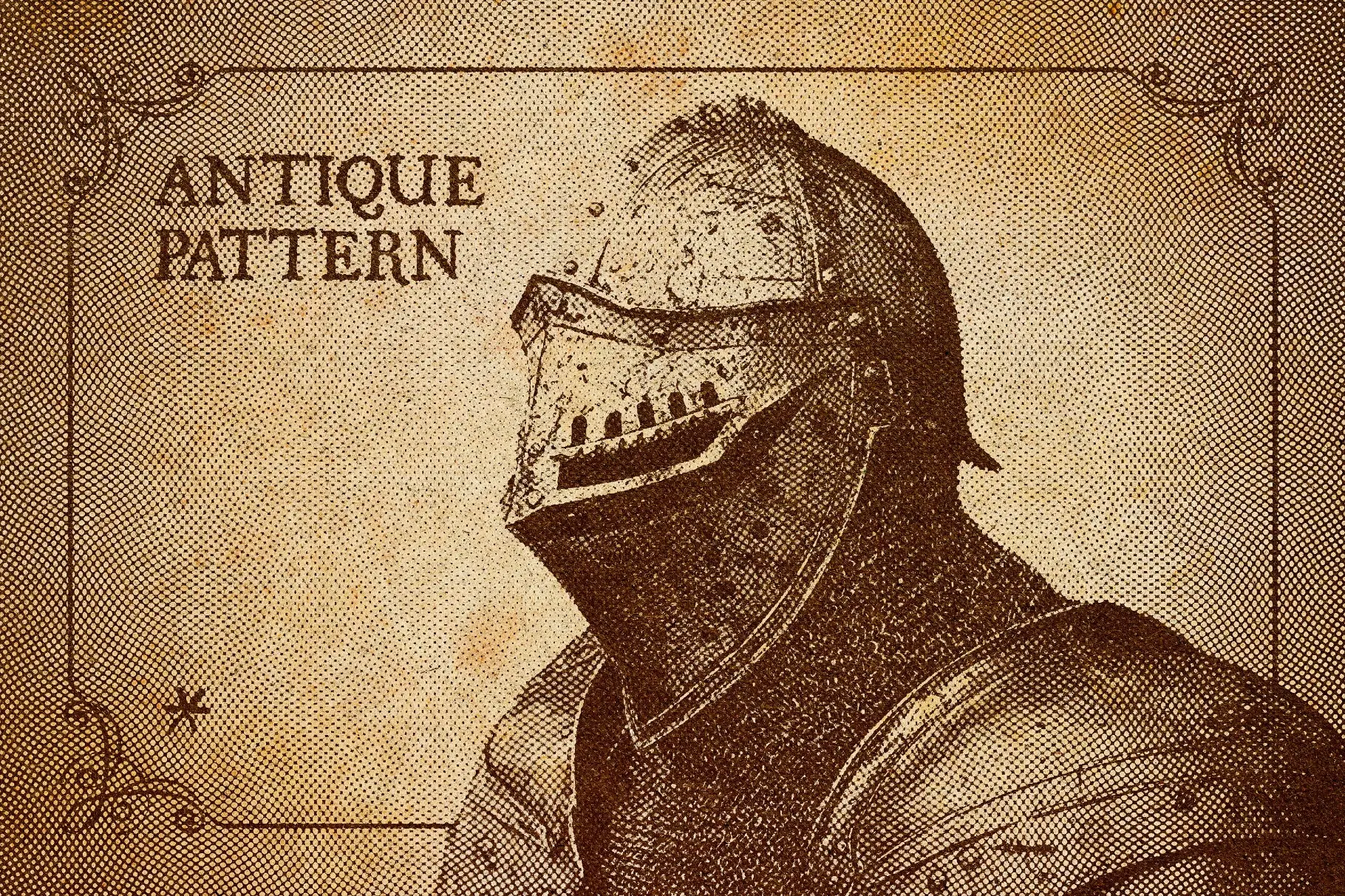 Antique Pattern Photo Effect