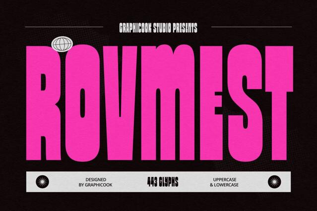 Rovmest - Ultra Bold Font