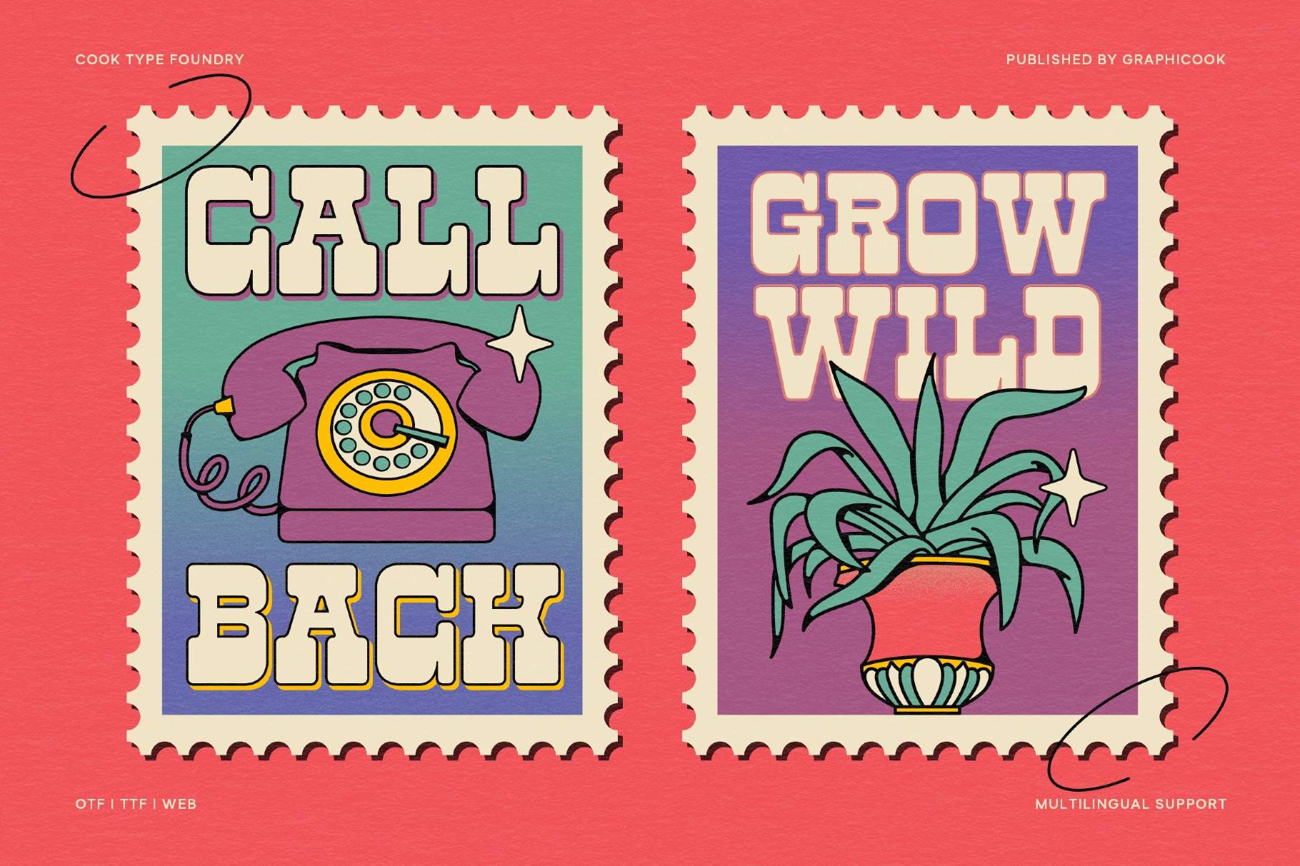 Stags Roan - Vintage Slab Serif Font