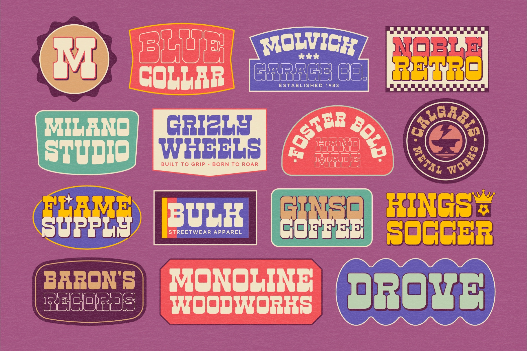 Stags Roan - Vintage Slab Serif Font