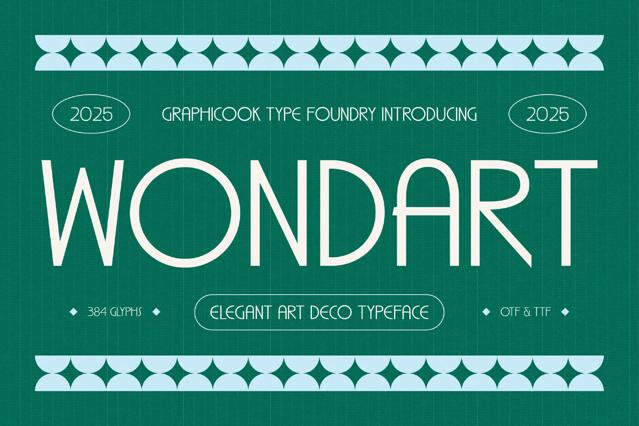 Wondart - 1920s Art Deco Font