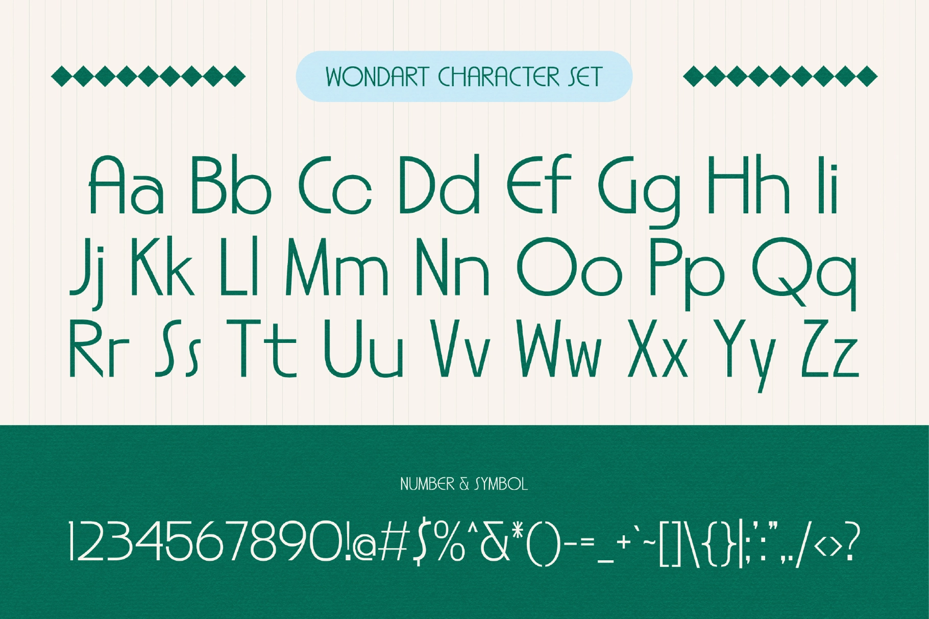 Wondart - 1920s Art Deco Font