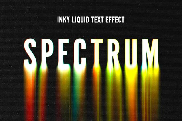 Inky Liquid Text Effect