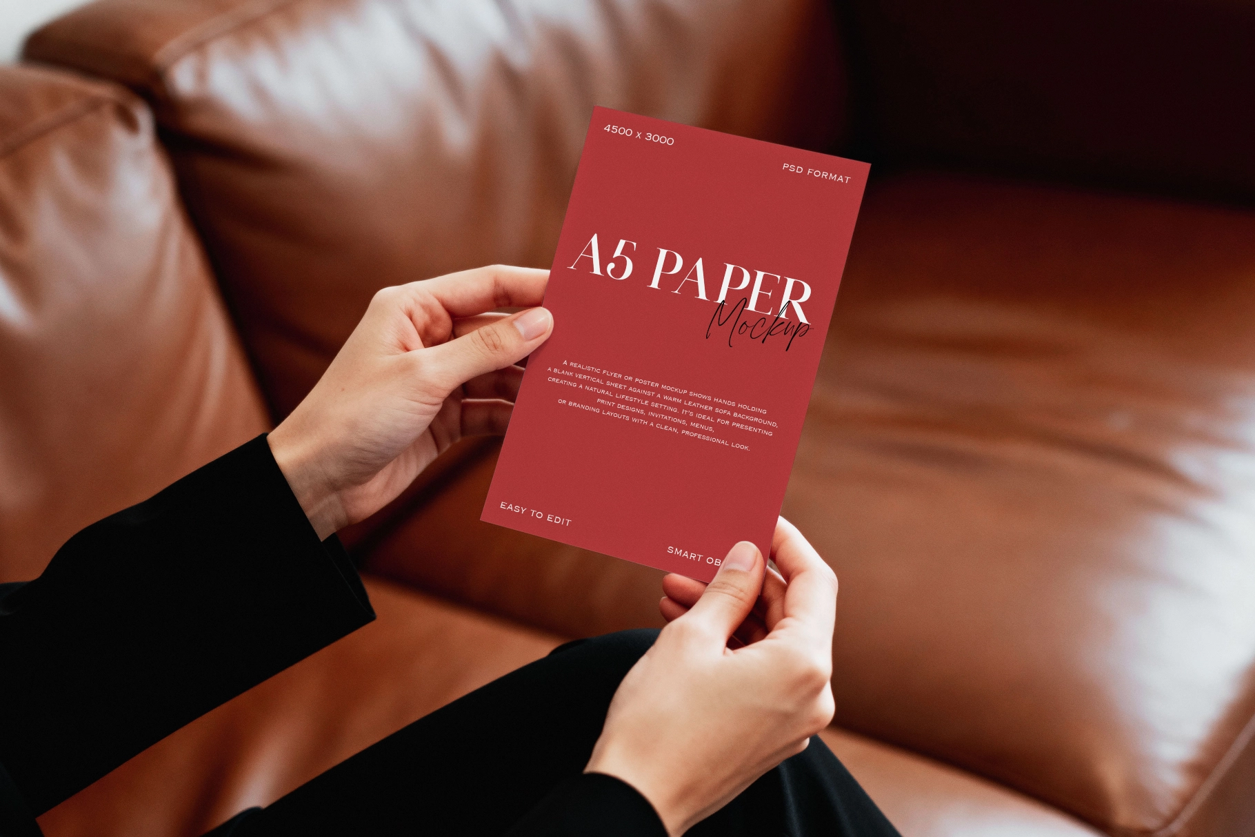 A5 Paper Mockup