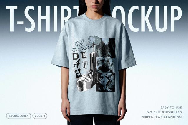 Women's T-Shirt Mockup