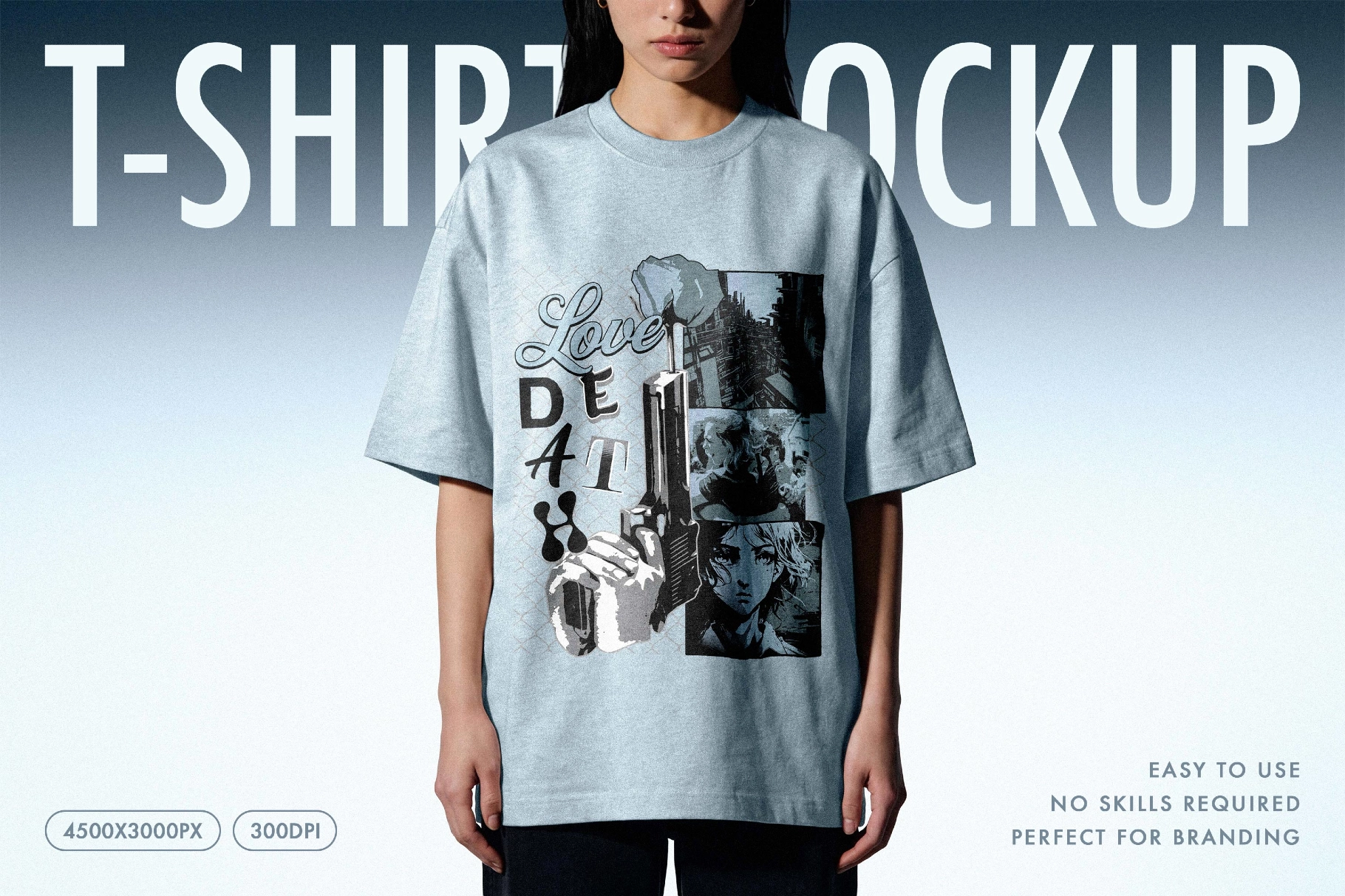 Women's T-Shirt Mockup