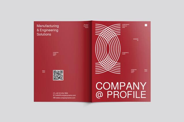 Editorial Company Profile Brochure Indesign