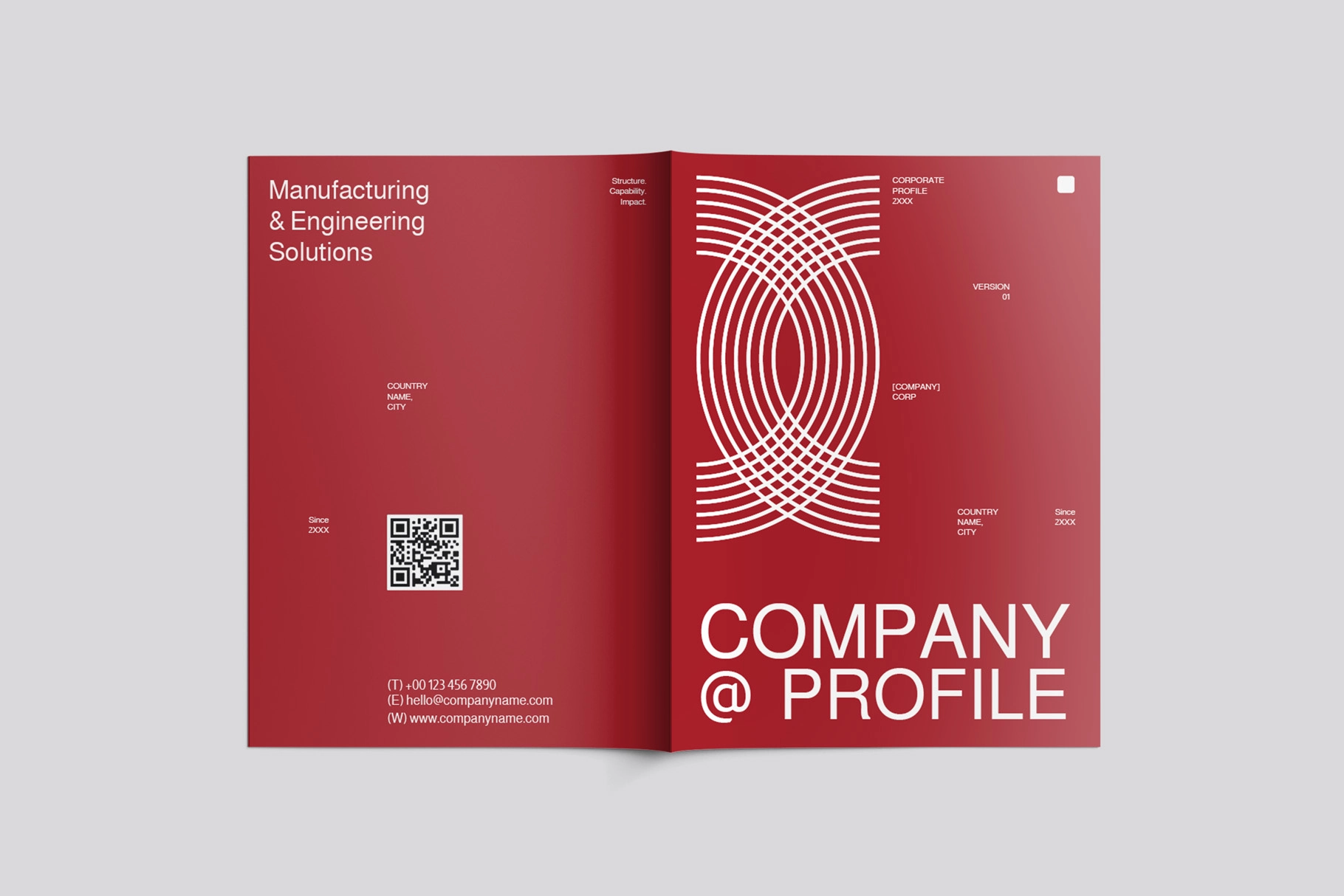 Company Profile Brochure Affinity Template - RELL