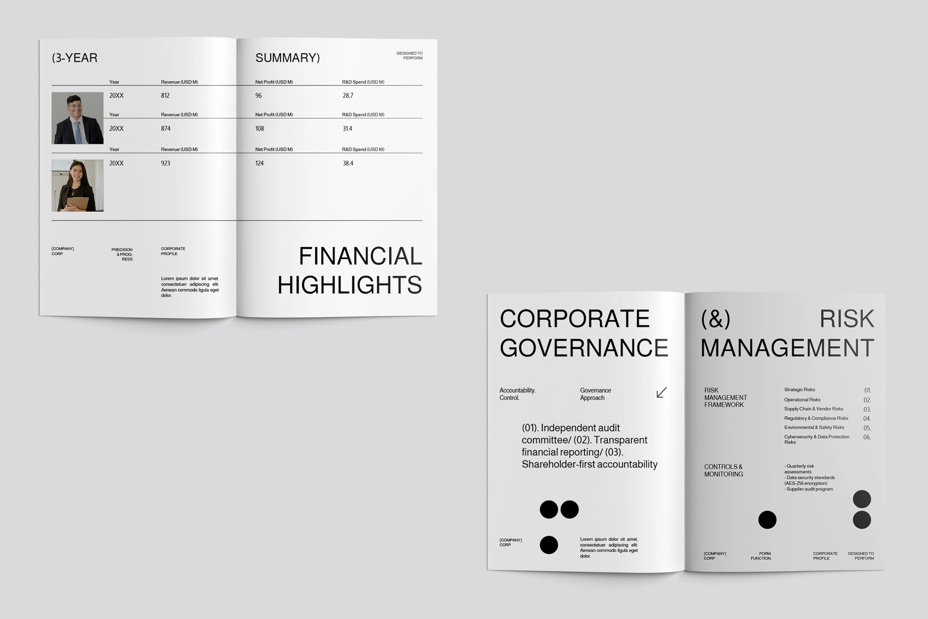Company Profile Brochure Affinity Template - RELL