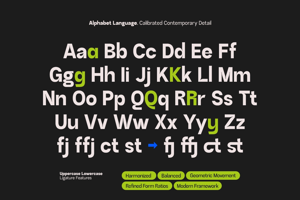 GC Methane Typeface System