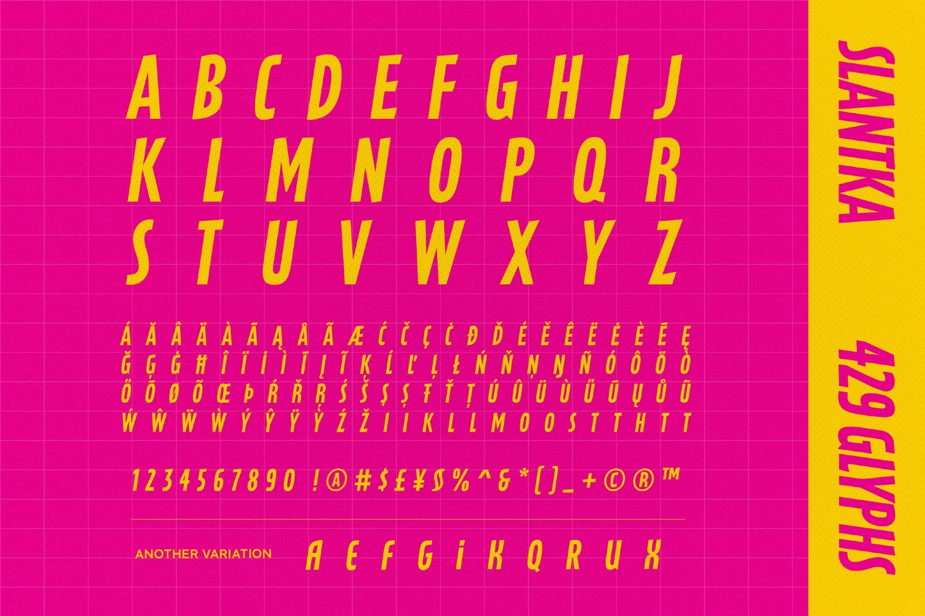 Slantka Bold And Slanted Font