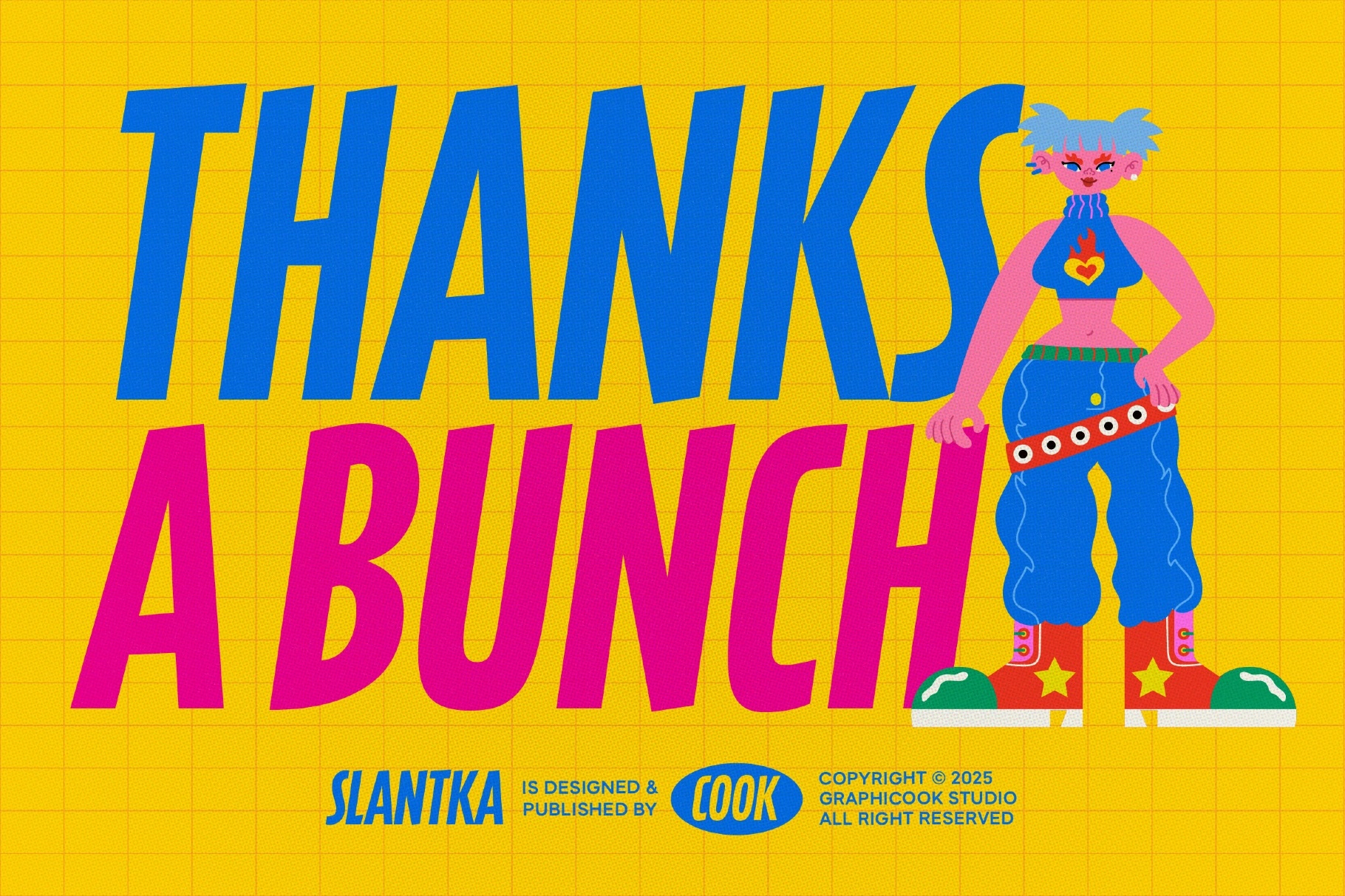 Slantka Bold And Slanted Font