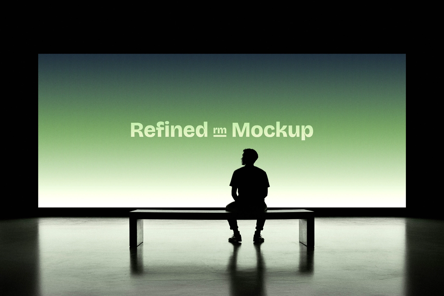 Large Expo LED Screen Mockup