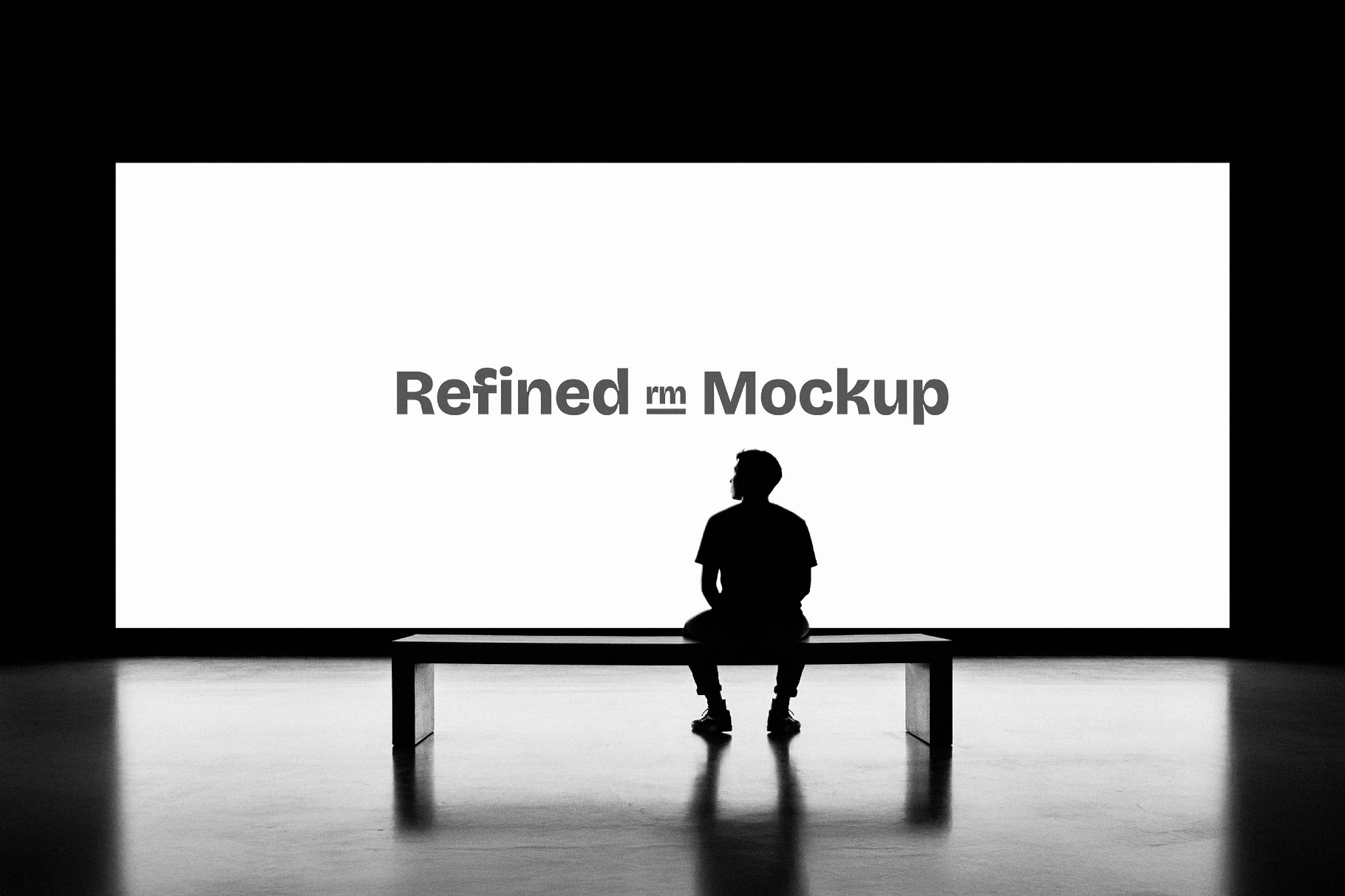 Large Expo LED Screen Mockup