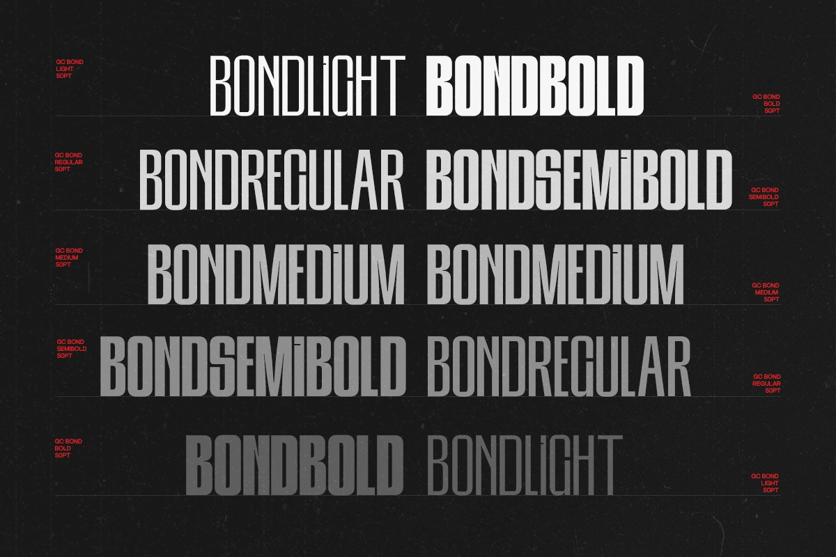 GC Bond - Inktrap Condensed