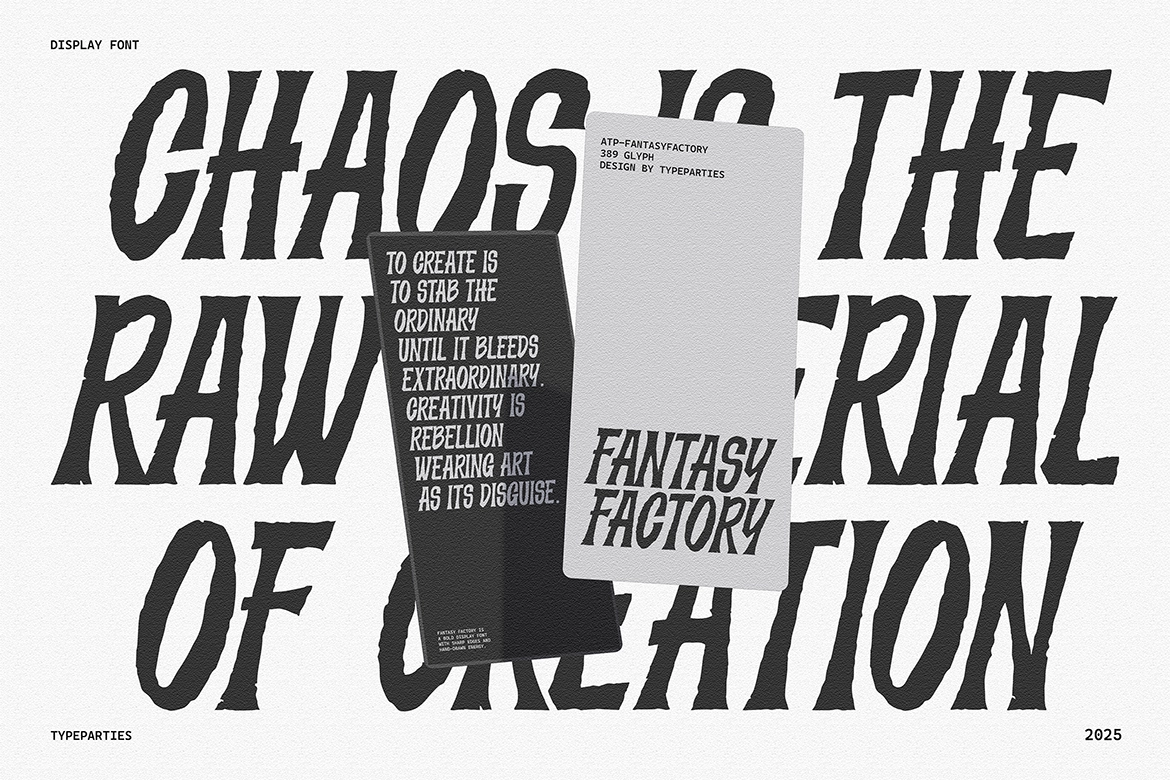 FantasyFactory - Rough Display Font