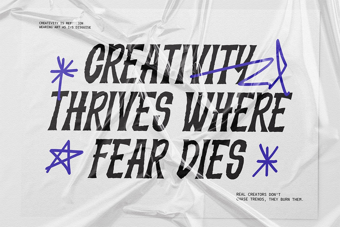 FantasyFactory - Rough Display Font