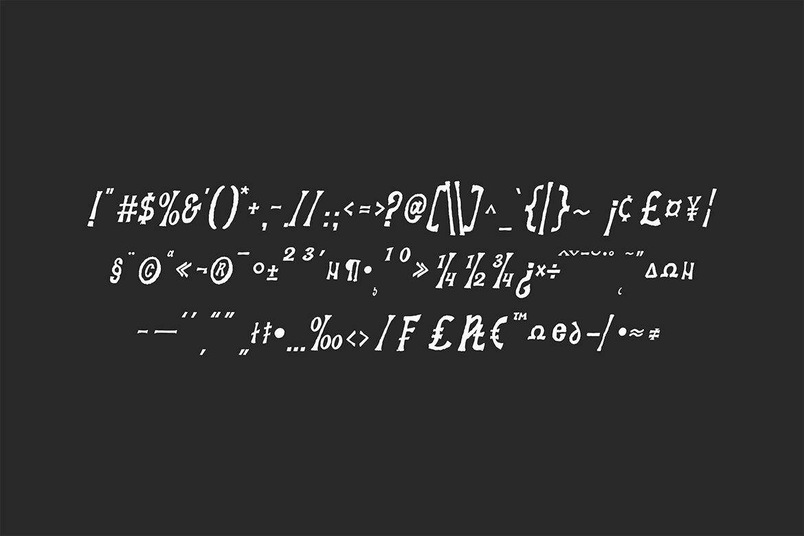 FantasyFactory - Rough Display Font