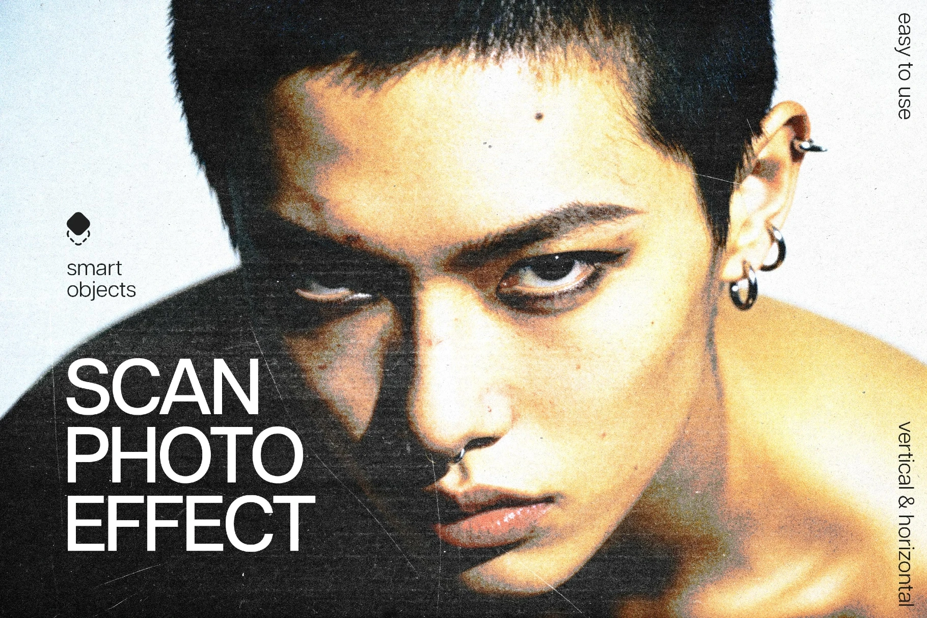 Scan Print Photo Effect