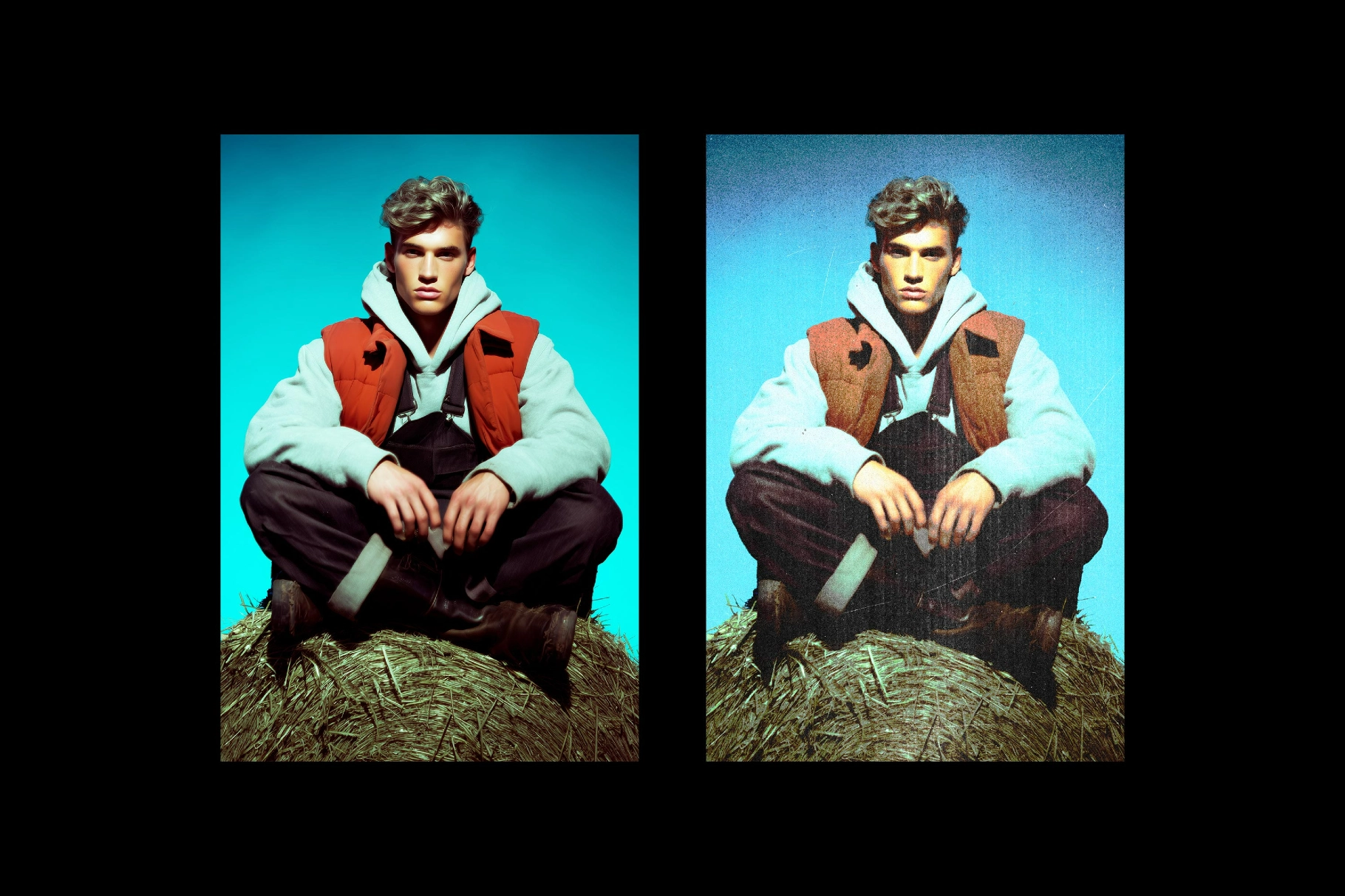 Scan Print Photo Effect