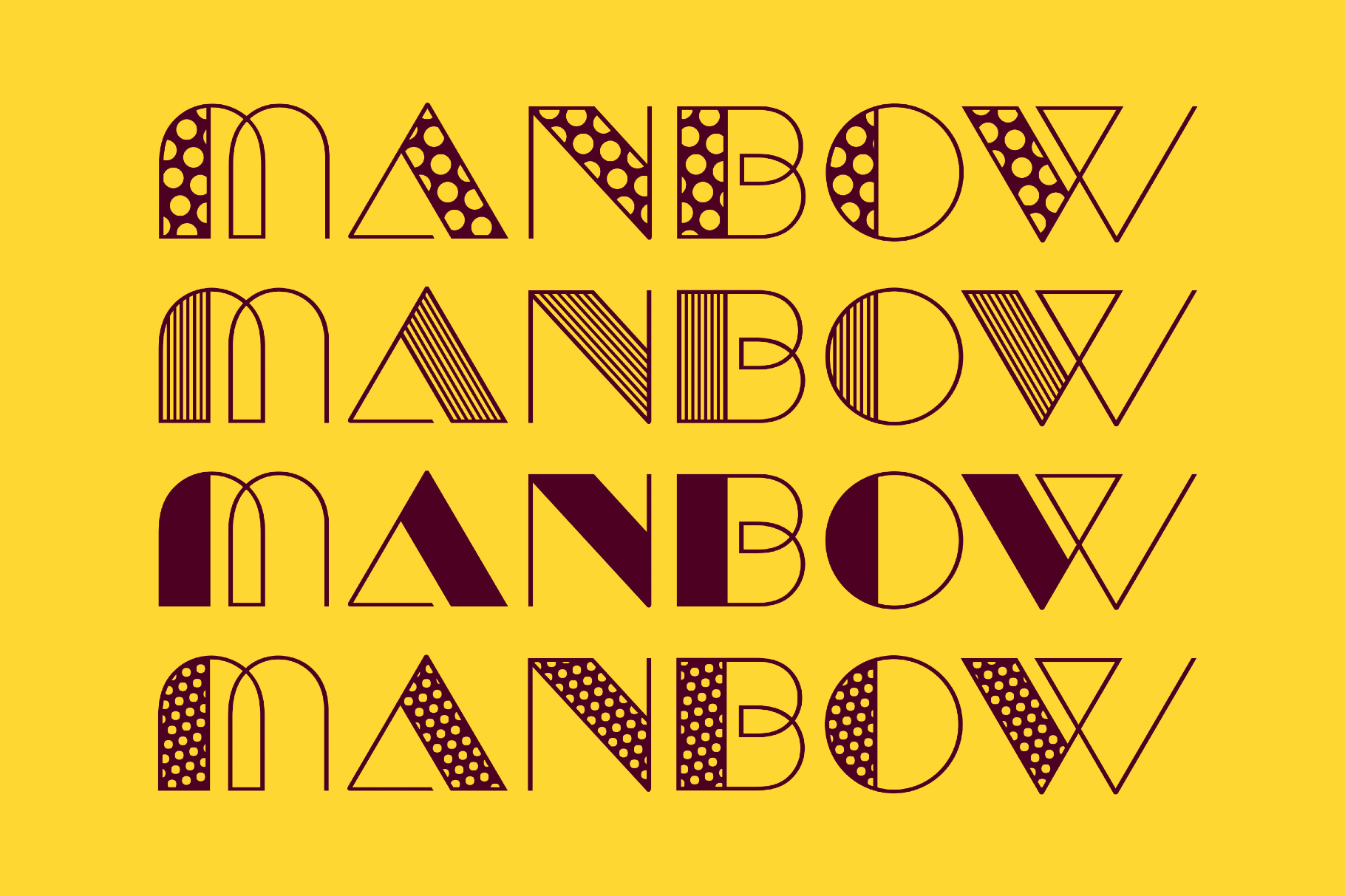 Manbow Font Family