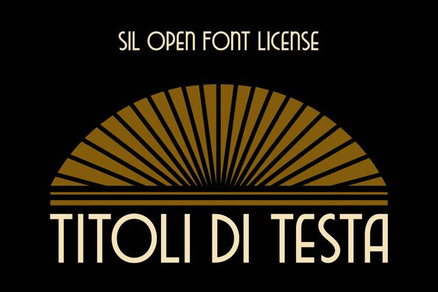 Titoli Di Testa Font